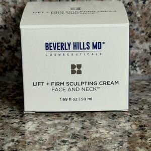 Beverly Hills MD Lift + Firm Sculpting Cream For Face and Neck-White